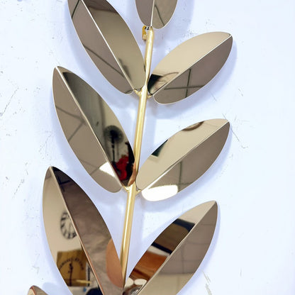 Dekorative Metallblatt-Wandskulptur Brehn