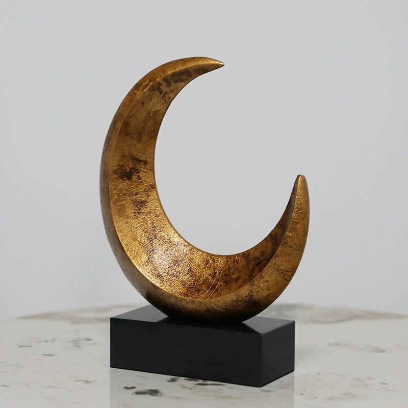 Dekorative Halbmondskulptur