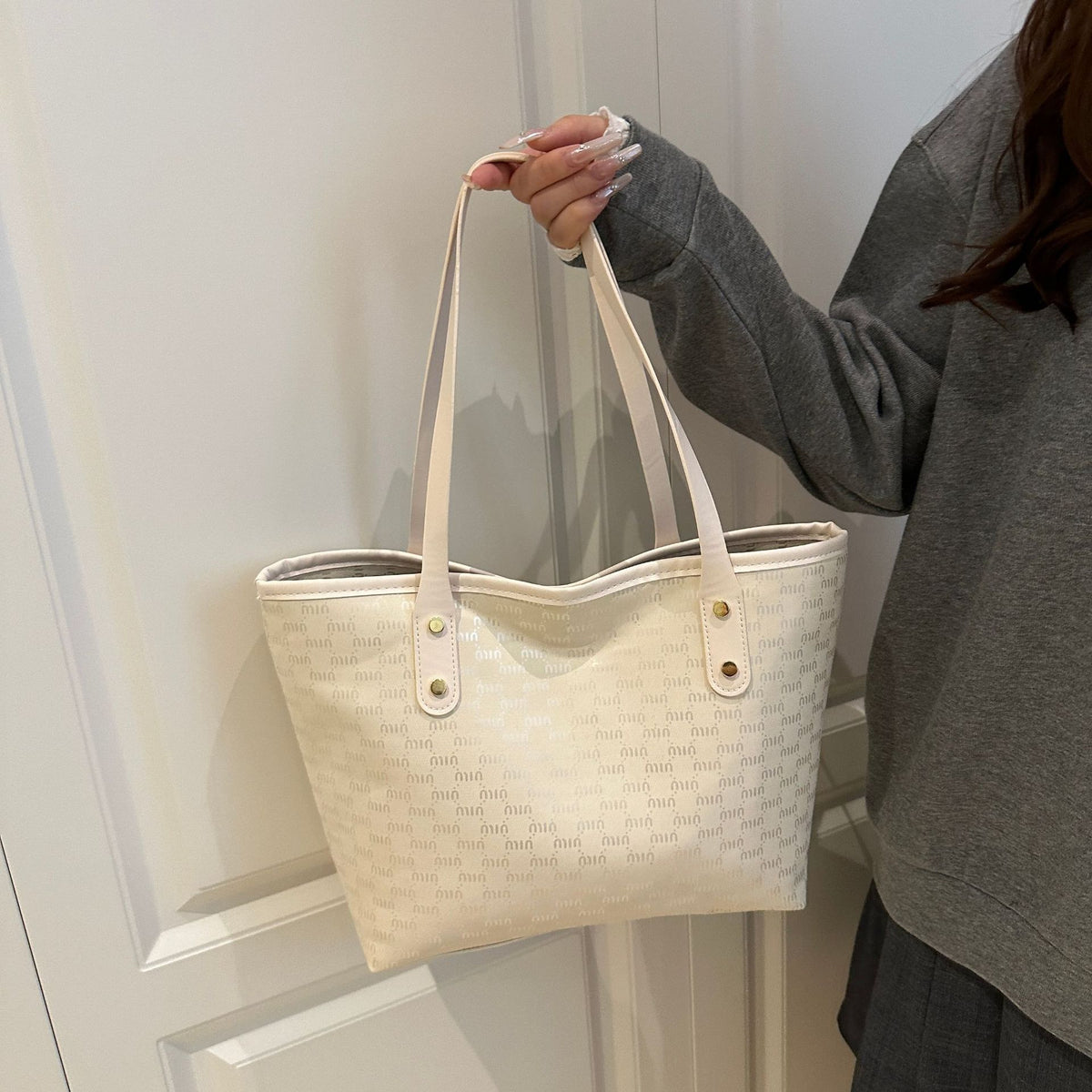 Klassische Texturierte Tote Bag Brehn