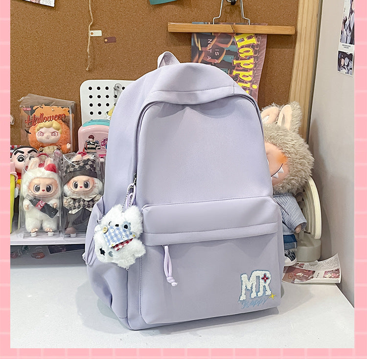 Lässiger Mehrfach-Taschen Schulrucksack