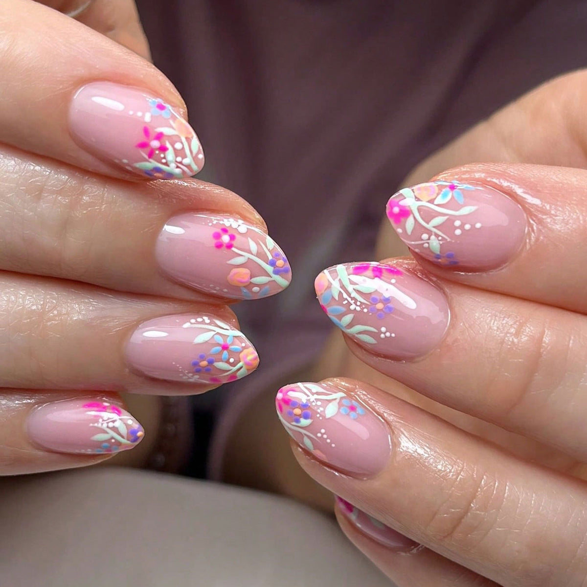 3D Blumen Acryl Nail Art Set