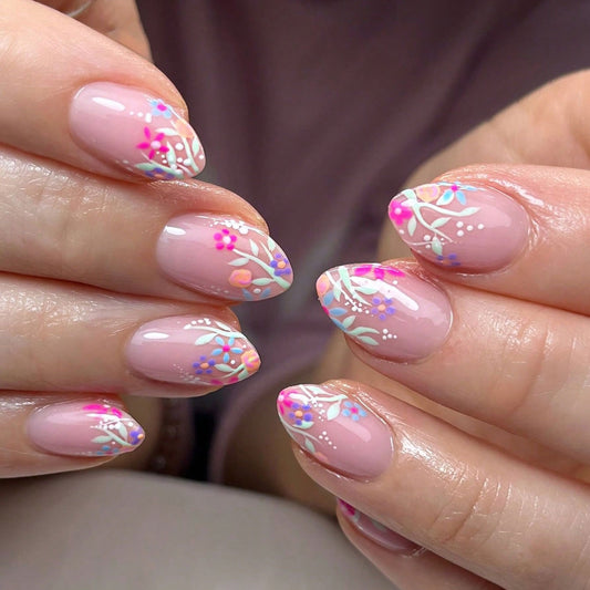 3D Blumen Acryl Nail Art Set