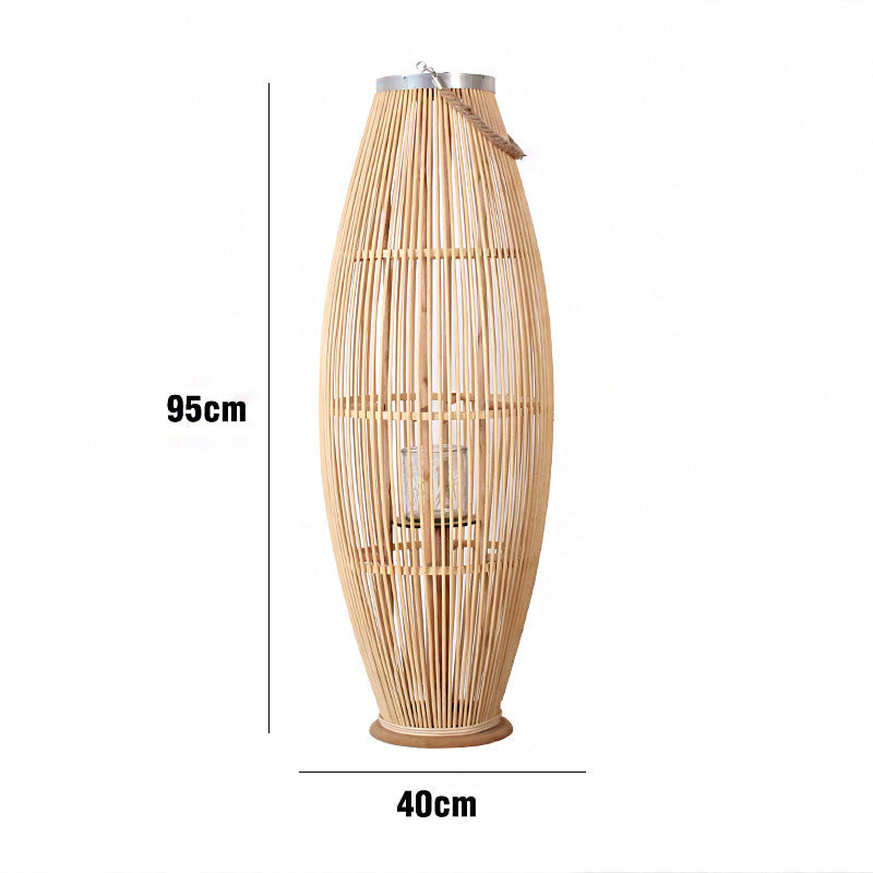 Elegante Rattan-Laterne Brehn