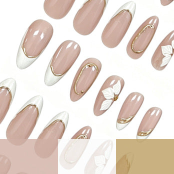 Elegantes florales Design Acrylnagelkunst Brehn