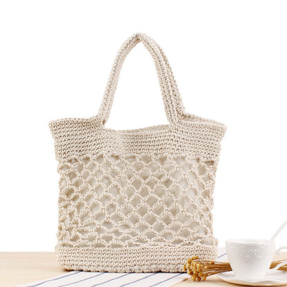 Makramee Strandtasche mit Innovativem Netzdesign Brehn