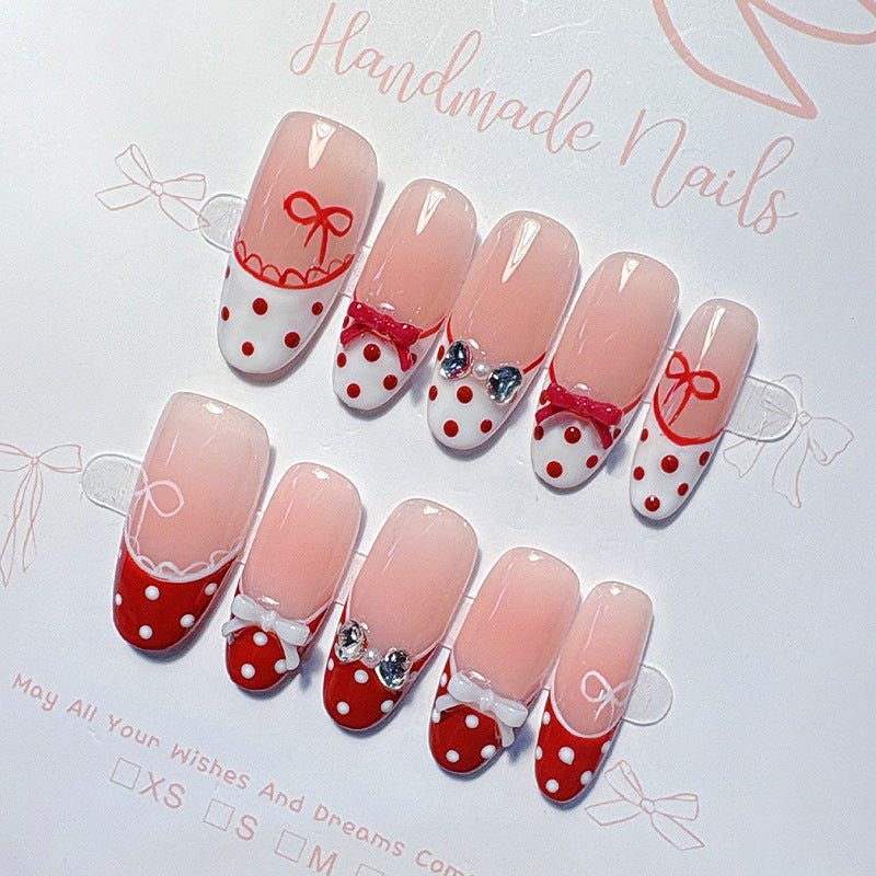 Dekoratives Press-On Nagelset Brehn