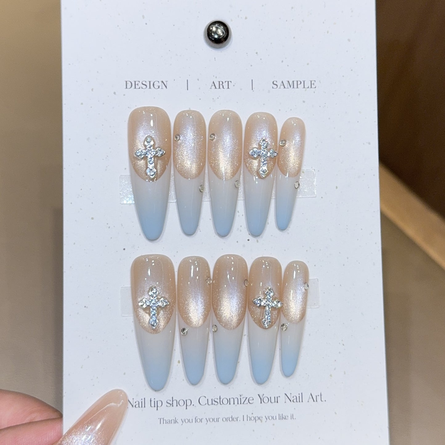 Kunstnägel mit Luxuriös Funkelnden Strassdetails Brehn