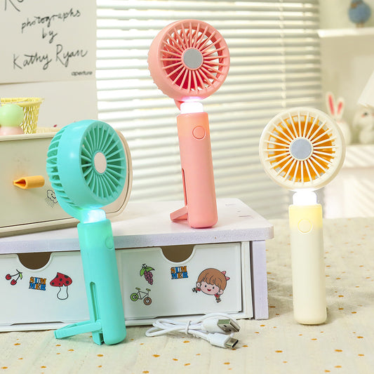 Damen Tragbarer USB-Lampenventilator mit innovativem Design Brehn