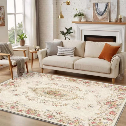 Vintage Floral Pattern Bereich Teppich Brehn