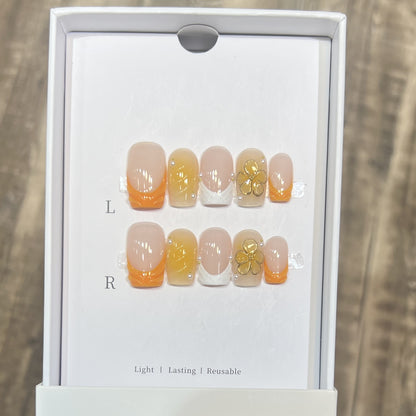 Wiederverwendbares Press-On Nagelset Brehn
