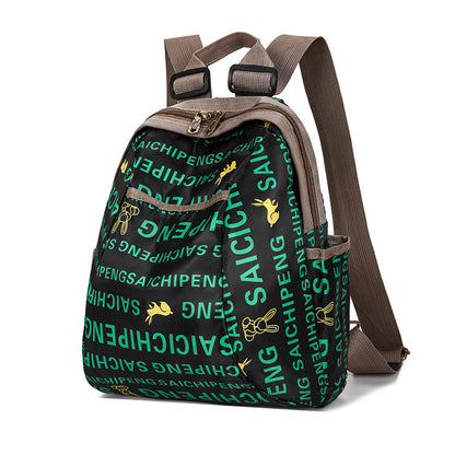Stylischer Grafikdruck-Rucksack Brehn