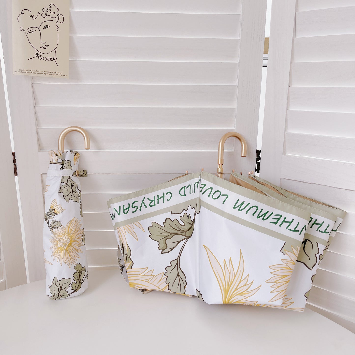 Damen Faltregenschirm mit fruchtigem Kirschdesign Brehn