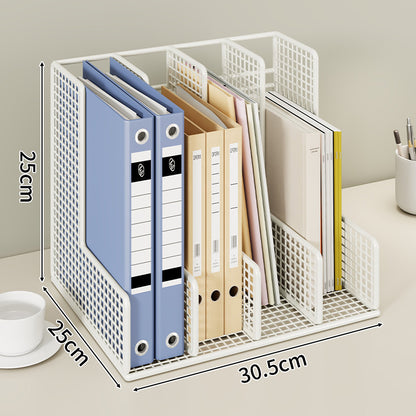 Mesh Grid Desktop-Datei-Organisator mit verstellbaren vertikalen Trennwänden