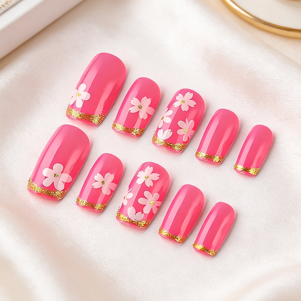 Blumen Gel Nagelkunst Design Brehn