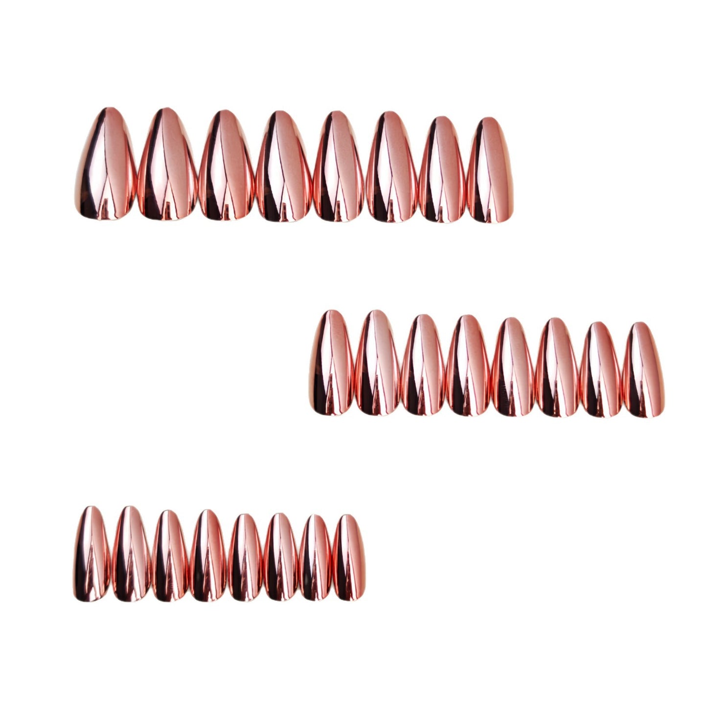 Kunstnägel Im Glänzenden Stiletto-Design Brehn