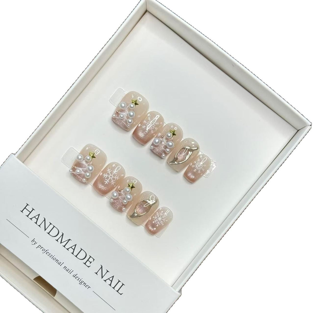 Kreatives saisonales Press-On Nagelkunst-Set