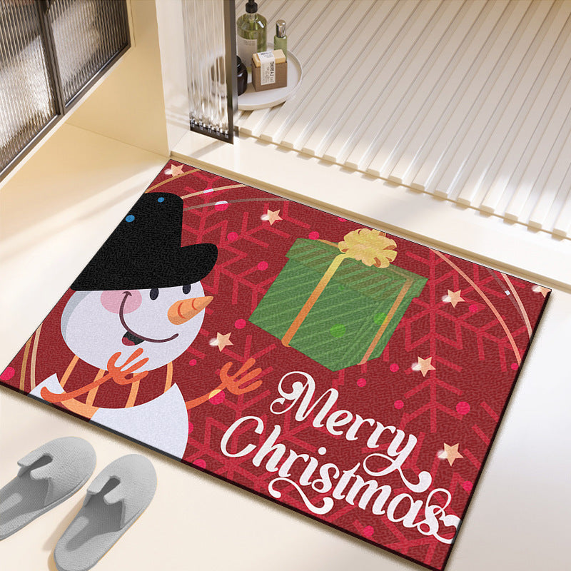 Festliche Weihnachts-Motiv-Badmatte Brehn