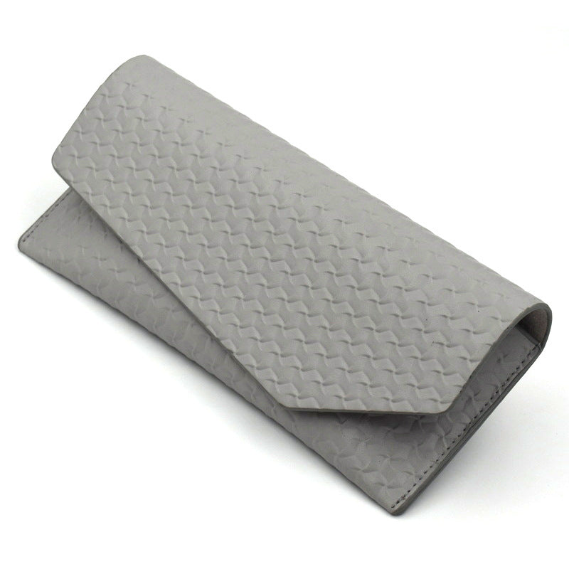 Strukturierte Leder Clutch Geldbörse Brehn