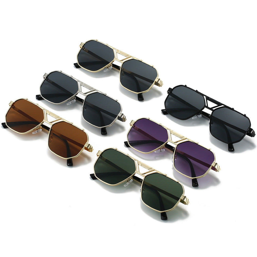 Damen Modische Sonnenbrille im einzigartigen Octagon-Design Brehn