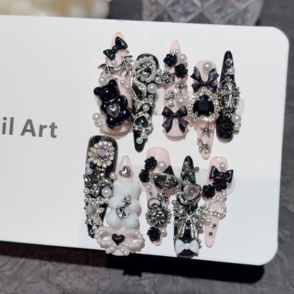 Glamouröse Nagelkunst Verlängerungen