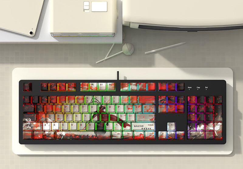 Künstlerisch Themed Mechanische Tastatur Brehn