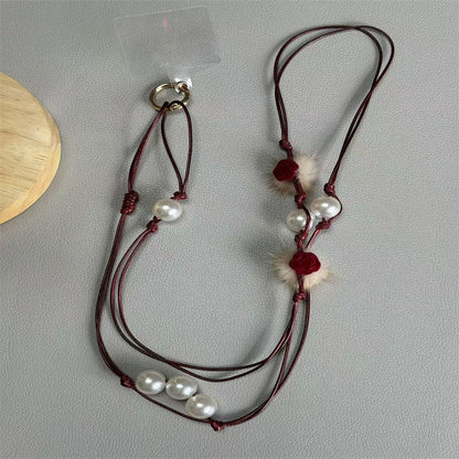 Elegante Perlen Brillenband Brehn