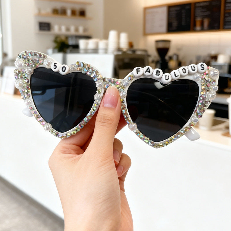 Glamouröse Herzförmige Sonnenbrille Brehn