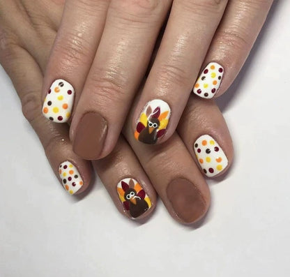 Saisonales Themen-Nagelkunst Brehn