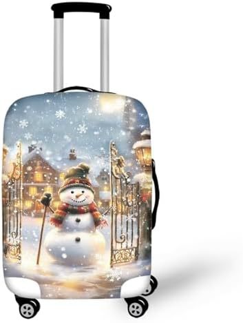 Unisex nan elastische Kofferhülle mit Pferde- und Sonnenblumenmotiv, dehnbarer Stretchschutz für Hartschalen-Trolley mit Reißverschluss Brehn