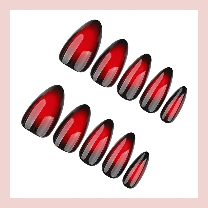 Kunstnagelset mit glamourösem Farbverlauf Brehn