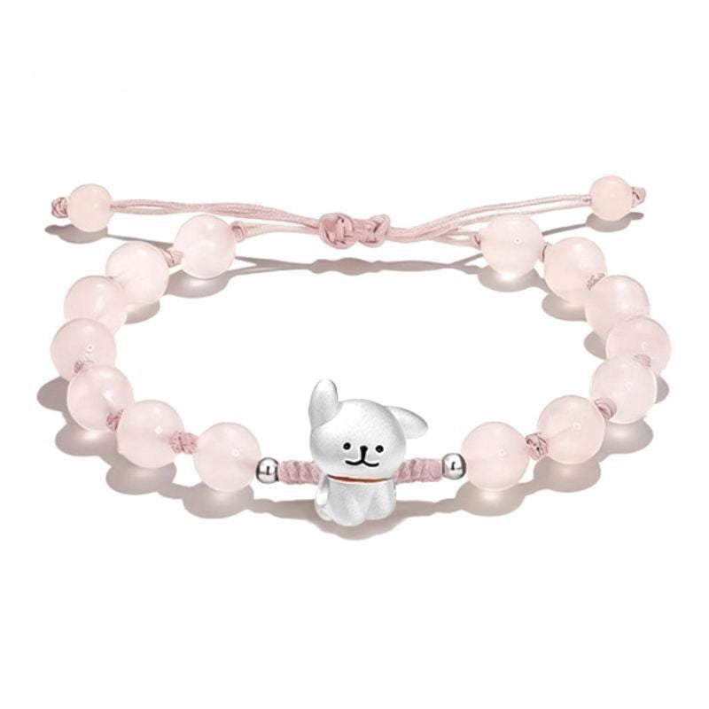 Verstellbares süßes Hund Charm Armband Brehn