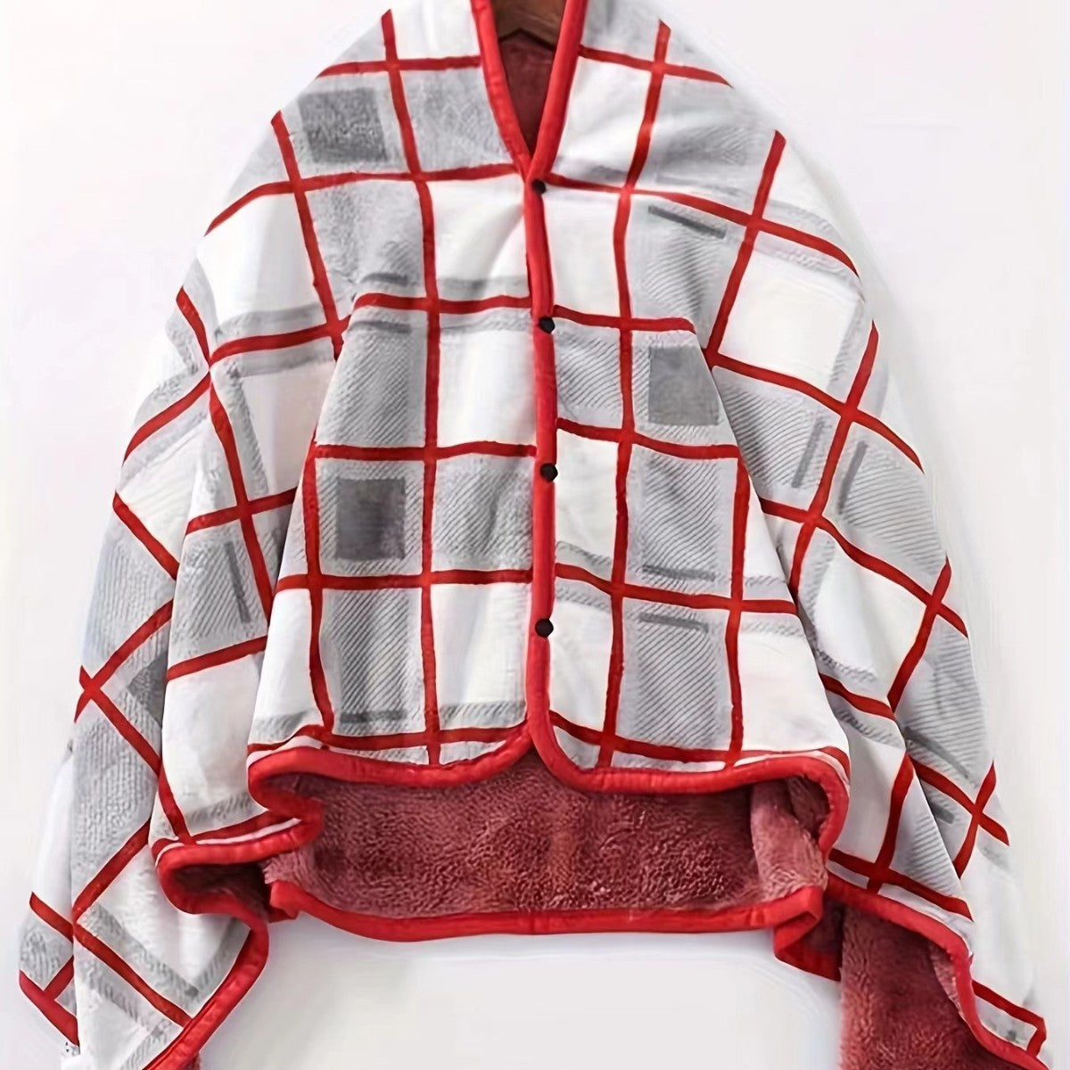 Damen elegante warmhaltende Poncho-Decke Brehn