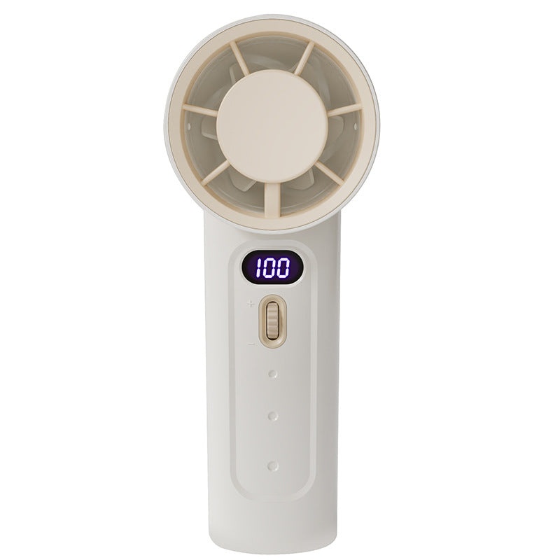 Damen tragbarer Handventilator mit digitaler Geschwindigkeitsanzeige Brehn