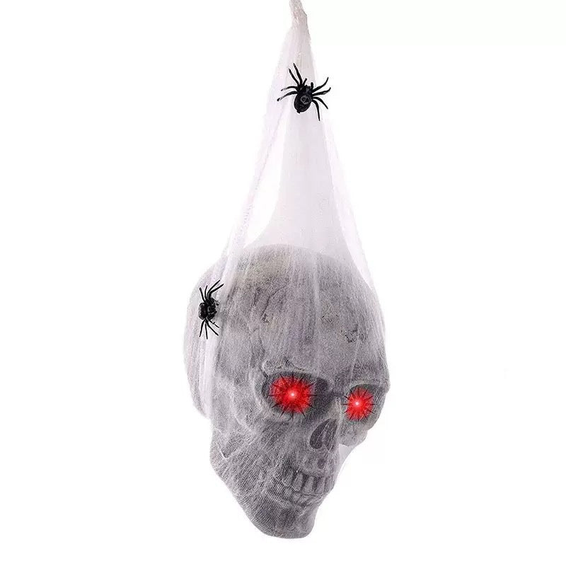 Hängende Gruselige Totenkopf-Dekoration
