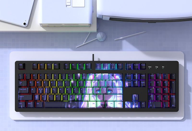 Künstlerisch Themed Mechanische Tastatur Brehn