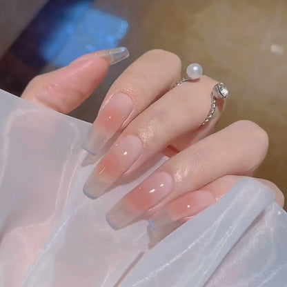 Elegante Ombre Nagelverlängerungen