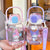 Damen Praktische Trinkflasche mit ergonomischem Griff Brehn