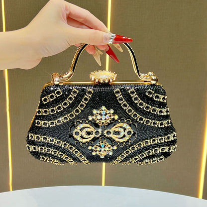 Verschnörkelte Handtasche für den Abend