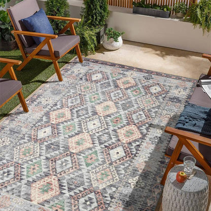 Geometrisches Muster Outdoor-Teppich