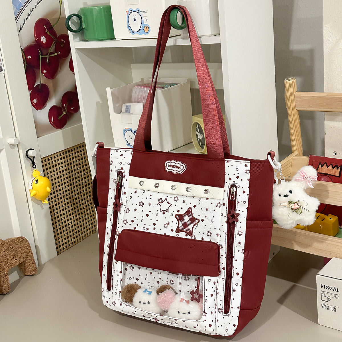 Transparente Taschen-Rucksack Brehn