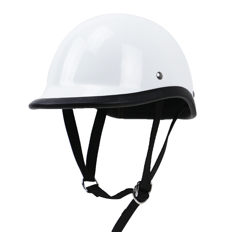 Klassischer Cruiser Motorrad Sicherheitshelm Brehn