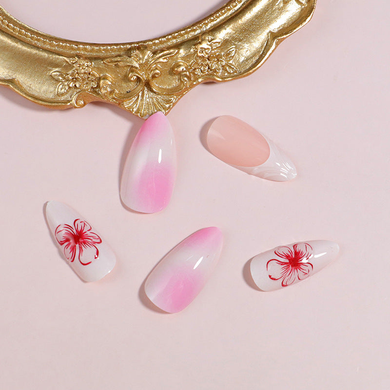 Premium Press-On Nail Set mit dekorativen Akzenten Brehn