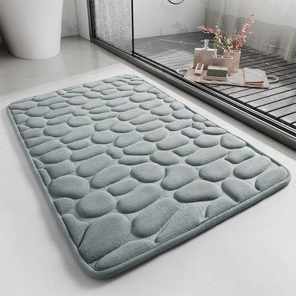 Gepolsterte Kieseldesign-Badematte