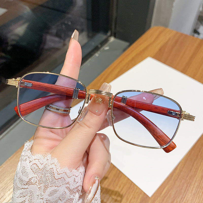Damen Sonnenbrille mit luxuriösem Holzrahmen Brehn