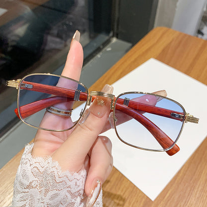 Damen Sonnenbrille mit luxuriösem Holzrahmen Brehn