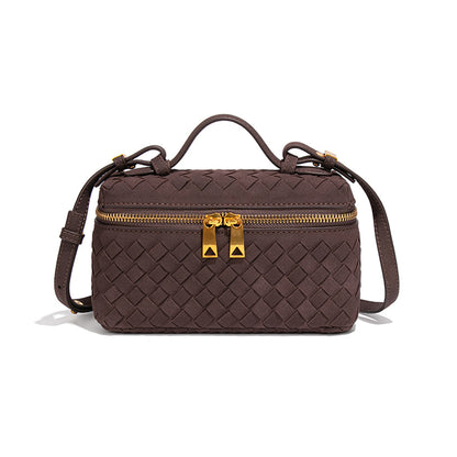 Texturierte Wildleder-Crossbody-Handtasche Brehn
