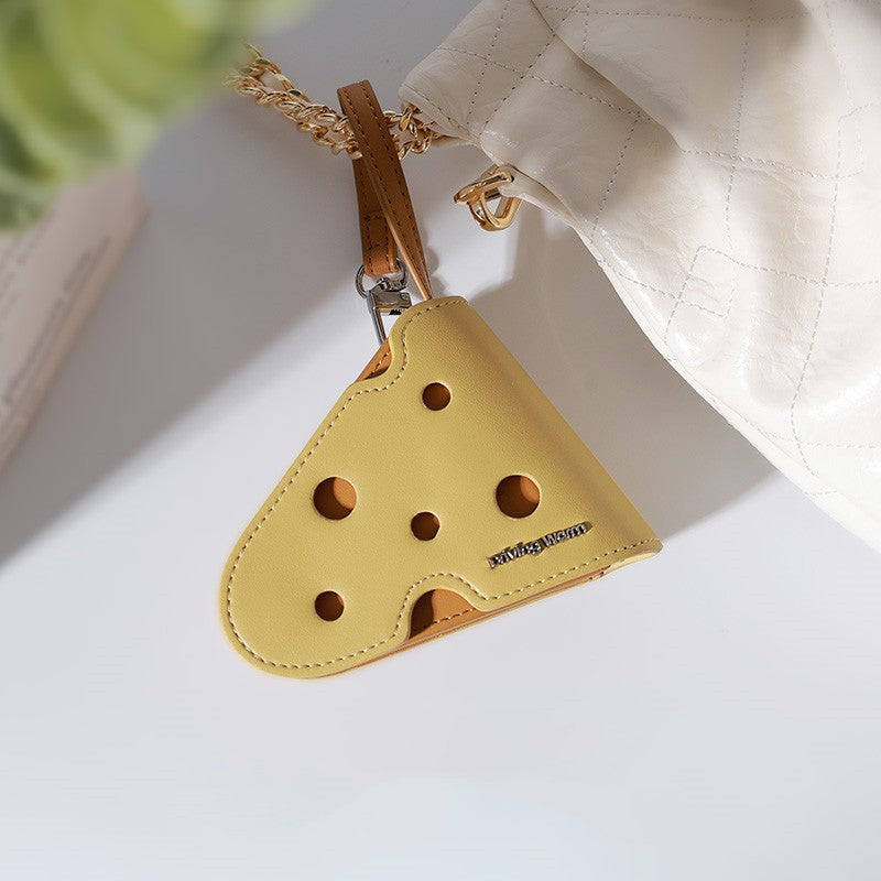Brehn | Süße Käse Schlüsselanhänger Tasche