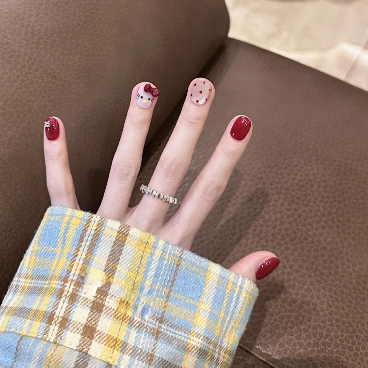 Kunstnagelset mit Verspielten Motiven Brehn
