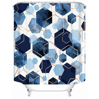 Geometrisches Motiv Duschvorhang Brehn