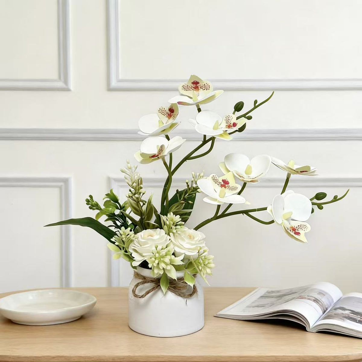 Heimdekorative künstliche Orchidee für die Innenausstellung und -gestaltung